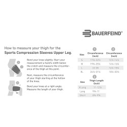 Bauerfeind Sports Compression Sleeves Upper Leg Bauerfeind Sports Compression Sleeves Upper Leg